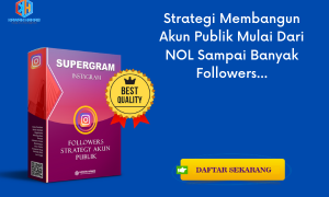 SUPERGRAM - Strategi Tanpa Pusing Membangun Akun Publik