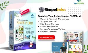 Simpeltoko Template Toko Online Blogger Premium
